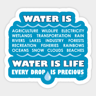 Water is Life 2 Sticker